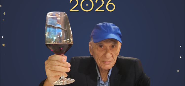 Bernard Charlot deseja um feliz ano novo de 2026 direto do Paraíso.